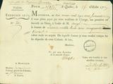 Document (Onze lettres de change de l'Intendant Bigot sur le Trésorier général des colonies à Paris, au comte des dépenses générales du Canada)