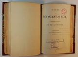 Brochure (La Société de St. Vincent de Paul : statistique universelle de ses aumônes). Page de titre avec annotation manuscrite