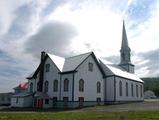 Église de Saint-Maurice-de-l'Échourie. Vue arrière