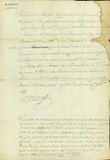 Document (Requête du père François LeMercier à M. de Tracy pour augmentation de terrain nécessaire pour l'agrandissement de l'église des Jésuites)