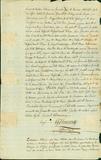 Document (Bail à vie d'un banc dans l'église Notre-Dame à Charles Lemoyne, baron de Longueuil)