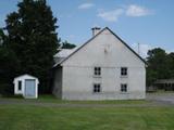 Grange-étable. Côté ouest. Vue latérale