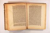 Livre (Jacobi Cuiacii celeberrimi I. C. Recitationes ad titulum digestorum, de justicia et jure, nunc primum in lucem editae). Intérieur de l'imprimé