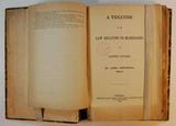 Brochure (A treatise on the law relating to marriages, in Lower Canada). Page de titre