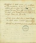 Document (Lettre de la veuve Baby à François Baby)