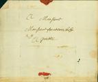 Document (Lettre de la veuve Baby à François Baby)