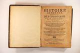 Livre (Histoire generale des isles de S. Christophe, de la Guadeloupe, de la Martinique, et autres dans l'Amerique : où l'on verra l'establissement des colonies françoises, dans ces isles; leurs guerres civiles & etrangeres, & tout ce qui se passe dans les voyages & retours des Indes : comme aussi plusieurs belles particularitez des Antilles de l'Amerique, une description generale de l'isle de la Guadeloupe, de tous ses mineraux, de ses pierreries, de ses rivieres, fontaines & estangs; & de toutes ses plantes : de plus, la description de tous les animaux de la mer, de l'air, & de la terre, & un traité fort ample des moeurs des Sauvages du pays, de l'estat de la colonie françoise, & des esclaves, tant Mores, que Sauvages). Page de titre