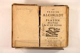 Livre (Le premier Alcibiade de Platon). Page de titre