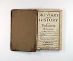 Livre (A breviary of the history of the Parliament of England : expressed in three parts: 1. The causes and beginning of the civil war of England, 2. A short mention of the progress of that civil war, 3. A compendious relation of the original and progress of the second civil war). Page de titre