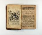 Livre (A breviary of the history of the Parliament of England : expressed in three parts: 1. The causes and beginning of the civil war of England, 2. A short mention of the progress of that civil war, 3. A compendious relation of the original and progress of the second civil war). Ex-libris à l'intérieur de l'imprimé