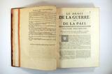 Livre (Le droit de la guerre et de la paix (Tome I)). Intérieur de l'imprimé