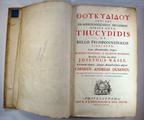 Livre (Thucydidis De bello peloponnesiaco libri octo). Page de titre