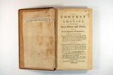 Livre (The contest in America between Great Britain and France : with its consequences and importance : giving an account of the views and designs of the French, with the interests of Great Britain, and the situation of the British and French colonies, in all parts of America : in which a proper barrier between the two nations in North America is pointed out, with a method to prosecute the war, so as to obtain that necessary security for our colonies). Page de titre
