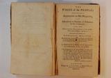 Brochure (The Voice of the people : a collection of addresses to his majesty, and instructions to members of Parliament by their constituents, upon the unsuccessful management of the present war both at land and sea; and the establishment of a national militia recommending, in particular, an enquiry into the cause of the late great loss which this nation has sustained, in the capture of Minorca by the French with a preface in defence of the addresses, as constitutional, decent, and necessary). Page de titre