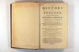 Livre (The history of England (Tome III)). Page de titre