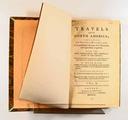 Livre (Travels into North America : containing its natural history, and a circumstantial account of its plantations and agriculture in general : with the civil, ecclesiastical and commercial state of the country, the manners of the inhabitants and several curious and important remarks on various subjects (Tome II)). Page de titre