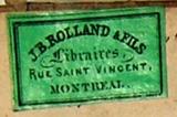 Livre (Nouveaux voyages aux Indes occidentales : contenant une relation des différens peuples qui habitent les environs du grand fleuve Saint-Louis, appelé vulgairement Mississipi, leur religion, leur gouvernement, leurs moeurs, leurs guerres & leur commerce (Tome I)). Ex-libris