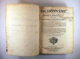 Livre (Dictionnaire de droit canonique et de pratique bénéficiale, conféré avec les maximes et la jurisprudence de France... (Tome I)). Page de titre avec signatures