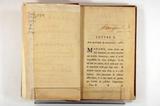 Livre (Lettres de Madame la marquise de Pompadour : depuis MDCCLIII jusqu'à MDCCLXII inclusivement). Intérieur de l'imprimé avec signature