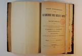 Brochure (Projet d'organisation d'une académie des beaux arts à Montréal : lecture publique faite à Montréal le 5 février 1873 sous le patronage de l'Institut des artisans-canadiens). Page de titre