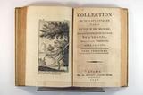 Livre (Collection de tous les voyages faits autour du monde, par les différentes nations de l'Europe (Tomes II-III)). Intérieur de l'imprimé avec illustration