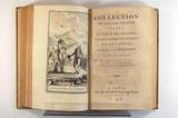Livre (Collection de tous les voyages faits autour du monde, par les différentes nations de l'Europe (Tomes IV-V)). Intérieur de l'imprimé avec illustration