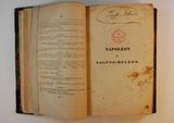 Brochure (Napoléon à Sainte-Hélène). Signature d'Hector Fabre