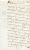 Document (Engagement de Barthélémy Joliette comme clerc notaire chez le notaire Joseph Ed. Faribault pour cinq ans et son entretien)