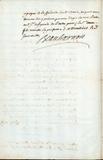 Document (Ordre aux Bourgeois et maîtres de canots qui vont à Détroit et aux postes de se mettre sous les ordres du sieur de La Pérade)