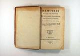 Livre (Mémoires de la vie privée de Benjamin Franklin, écrits par lui-même et adressés à son fils : suivis d'un précis historique de sa vie politique, et de plusieurs pièces relatives à ce père de liberté). Page de titre