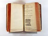 Livre (Ioannis de Laet Antwerpiani Responsio ad dissertationem secundam Hugonis Grotii De origine gentium americanarum : cum indice ad utrumque libellum). Page de titre