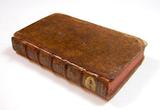 Livre (Ioannis de Laet Antwerpiani Responsio ad dissertationem secundam Hugonis Grotii De origine gentium americanarum : cum indice ad utrumque libellum). Extérieur de l'imprimé