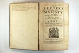 Livre (Two letters from His Majesty : the one to the speaker of the Commons assembled in Parliament: the other to His Excellencie the Lord Generall Monck, with His Majesties declaration inclosed, together with the resolve of the House thereupon). Page de titre avec notes manuscrites