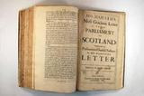 Livre (His Majesties most gracious speech to both Houses of Parliament, on Monday the 9th of November, 1685). Intérieur de l'imprimé
