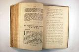 Livre (The speech of William Penn to His Majesty, upon his delivering the Quakers address). Intérieur de l'imprimé avec notes manuscrites