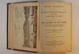 Livre (Ocean to ocean : Sandford Fleming's Expedition through Canada in 1872 ; being a diary kept during a journey from the Atlantic to the Pacific ; with the Expedition of the Engineer-in-Chief of the Canadian Pacific and Intercolonial Railways). Page de titre avec illustration