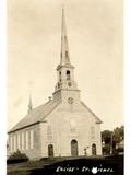 Église de Saint-Michel. Vue générale. Photographie d'archives.