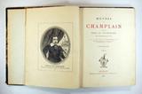 Livre (Oeuvres de Champlain (Tomes I et II) (Ex. I)). Page de titre et frontispice
