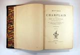 Livre (Oeuvres de Champlain (Tome III) (Ex. I)). Page de titre