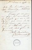 Document (Lettre de l'abbé F. X. Brunet à la succession de Beaudry)