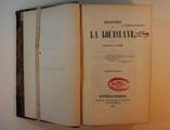 Livre (Histoire de la Louisiane (Volume I)). Page de titre avec note manuscrite et signature de G. Baby