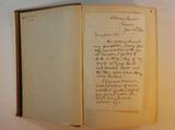 Livre (Toronto of Old : Collections and Recollections illustrative of the Early settlement and social life of the capital of Ontario). Lettre
