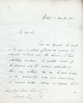 Document (Lettre d'A. Buchanan à  H. O. Andrews)
