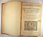 Livre (Les oeuvres de Me René Choppin... (Tome III)). Page de titre avec signature