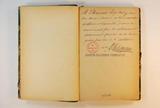 Livre (La vie de Joseph-François Perrault, surnommé le père de l'éducation du peuple canadien (Ex. I)). Dédicace et lettre manuscrite de l'auteur à son cousin et ami le juge Baby