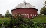 Grange ronde de Mansonville. Vue arrière