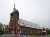 Église de Sainte-Brigitte. Vue latérale