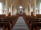 Église de Saint-Omer. Vue intérieure