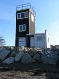 Tour de guet ouest. Vue de la façade côté fleuve