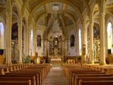 Église de Saint-Flavien. Vue intérieure